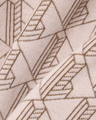 Fleece-Hoodie mit Rei&szlig;verschluss und Monogramm
