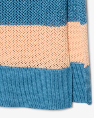 Gestreiftes Kleid aus Baumwolle