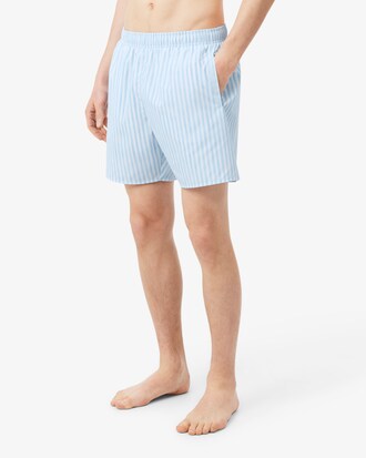 Halblange Badehose mit Streifen