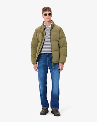 Classic Fit-Polohemd L.12.12 aus Petit Piqué mit Streifen