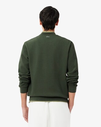 Sweatshirt aus Piqué mit geprägtem Logo