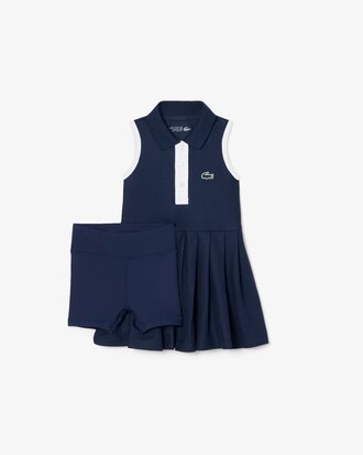 &Auml;rmelloses Kleid aus Petit Piqu&eacute;