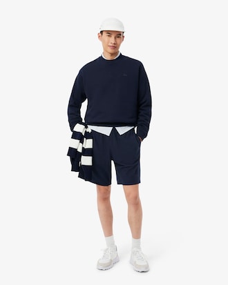 Loose Fit-Sweatshirt aus schwerem Fleece