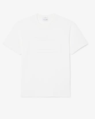 T-Shirt aus schwerer Baumwolle mit Tiefgepr&auml;gtes