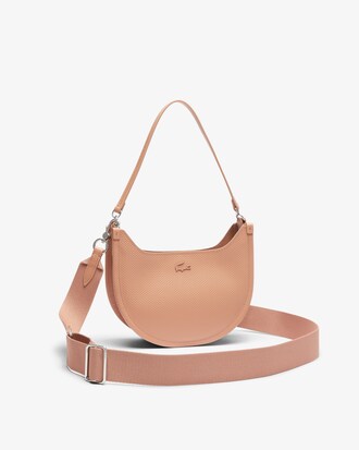 Halbmondf&ouml;rmige Tasche Chantaco aus Leder