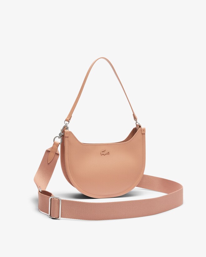 Halbmondförmige Tasche Chantaco aus Leder