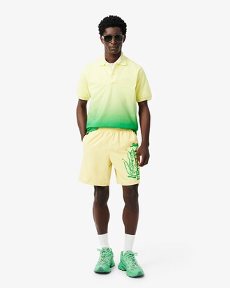 Lange Badehose mit Branding