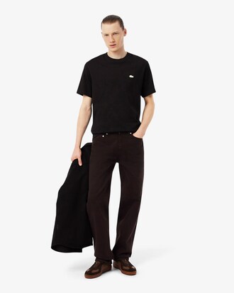 Five-Pocket-Jeans aus Denim, Straight Cut