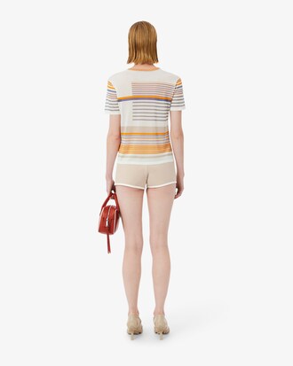 Mini-Shorts Runway aus Satinstrick