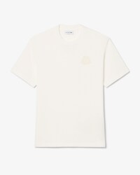 T-Shirt aus schwerem Jersey mit gesticktem Wappendetail