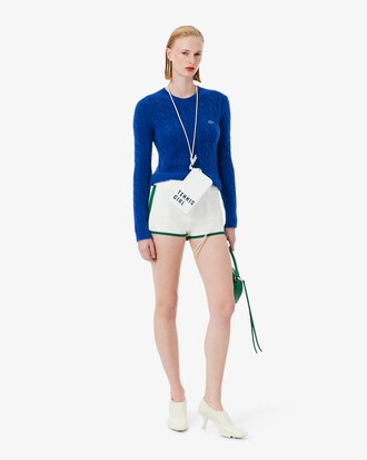 Pullover Runway aus Alpakawollgemisch mit Zopfmuster