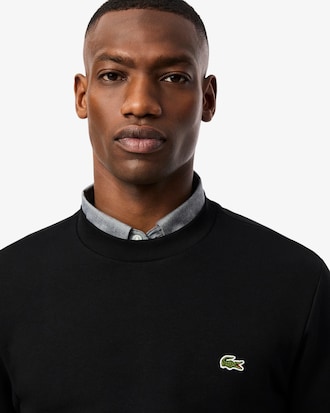 Sweatshirt aus Fleece mit Rundhalsausschnitt
