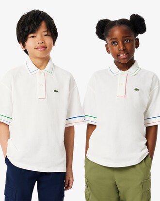 Polohemd aus Petit Piqué mit kontrastierenden Akzenten