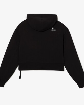 Kurzer Hoodie aus Baumwolle