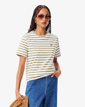 T-Shirt aus Jersey mit Streifen