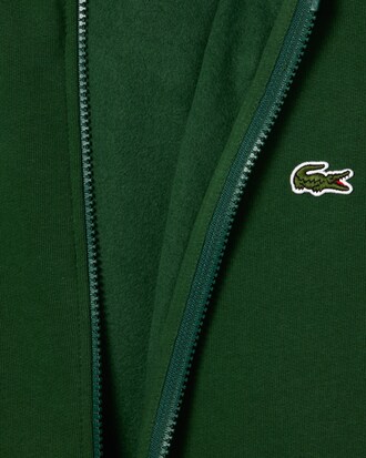 Hoodie aus Fleece mit Reißverschluss