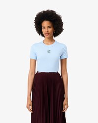 T-Shirt aus Jersey mit Stickerei