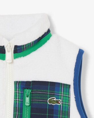 Ärmellose Weste aus Sherpa-Fleece