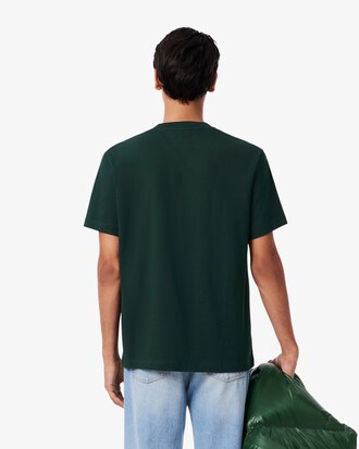 T-Shirt aus schwerem Jersey mit Krokodil und Landschaft