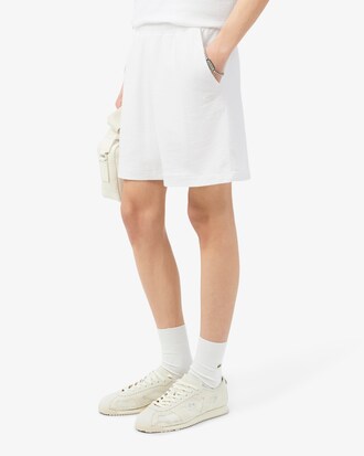 Shorts aus strukturiertem Jersey