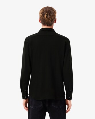 Slim Fit-Hemd aus Baumwollpiqué
