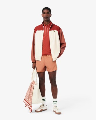 Wasserabweisende Trainingsjacke mit Colorblock-Design