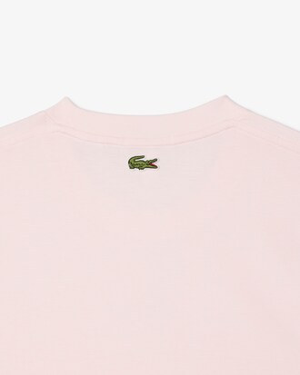 T-Shirt aus Baumwolle mit Signatur-Print