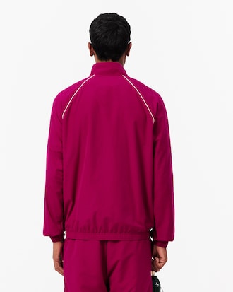 Wasserabweisende, sportliche Trainingsjacke mit Einfassung