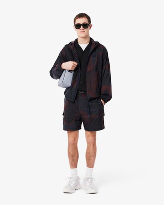 Jacke aus Ripstop-Nylon mit Ombré-Druck