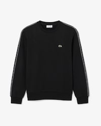 Sweatshirt aus Fleece mit Streifenband