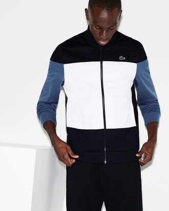 Herren LACOSTE SPORT Tennisjacke aus Funktionspiqu&eacute;