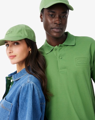 Cap aus Baumwoll-Twill mit Badge
