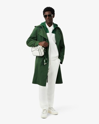 Hoodie mit Reißverschluss und Colorblock-Design