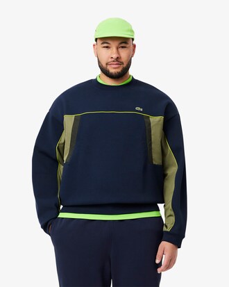 Loose Fit Piqué-Sweatshirt