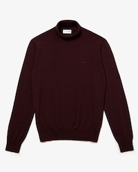 Herren-Rollkragenpullover aus Woll-Jersey