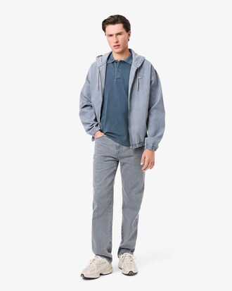 Classic Fit-Polohemd L.12.12 mit verwaschenem Effekt