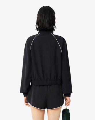 Wasserabweisende Sportjacke mit Einfassung