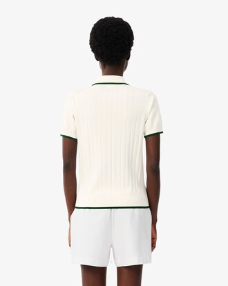 Golf-Pullover mit Polokragen und kurzen &Auml;rmeln