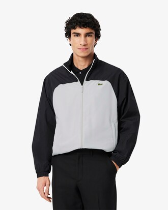 Wasserabweisende Trainingsjacke mit Colorblock-Design