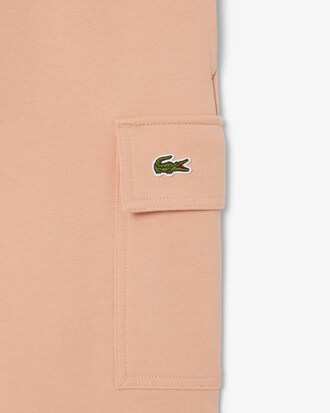 Cargo-Shorts aus Baumwollfleece