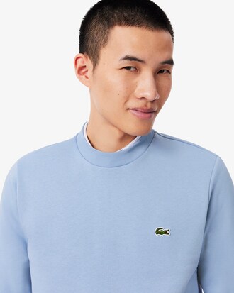 Sweatshirt aus Fleece mit Rundhalsausschnitt