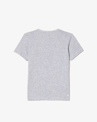 Oversized Tennis-T-Shirt aus technischer Baumwolle