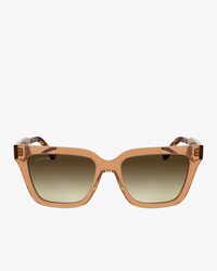 Rechteckige Brille mit Monogramm