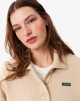 &Uuml;bergro&szlig;es Sweatshirt mit Rippstrick-Polokragen