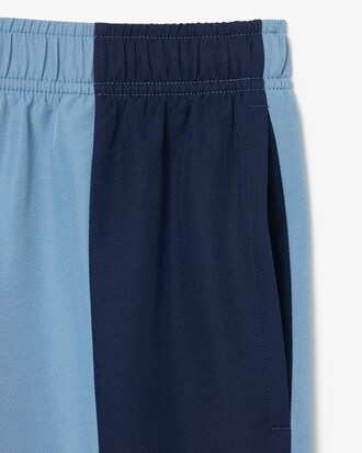 Wasserabweisende Sportshorts mit Colorblock-Design