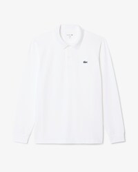 Regular Fit-Polohemd aus Baumwolle mit langen &Auml;rmeln