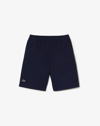 Shorts aus Stretch-Baumwollgabardine