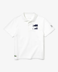 Jungen Poloshirt mit LACOSTE SPORT x Novak Djokovic Aufn&auml;her
