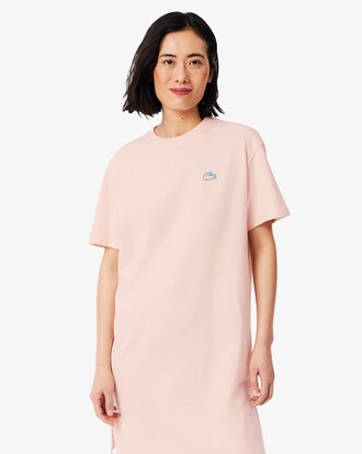 Übergroßes T-Shirt-Kleid aus Baumwolljersey