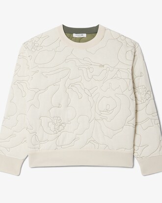 Wendbares Oversized-Sweatshirt mit Stickerei